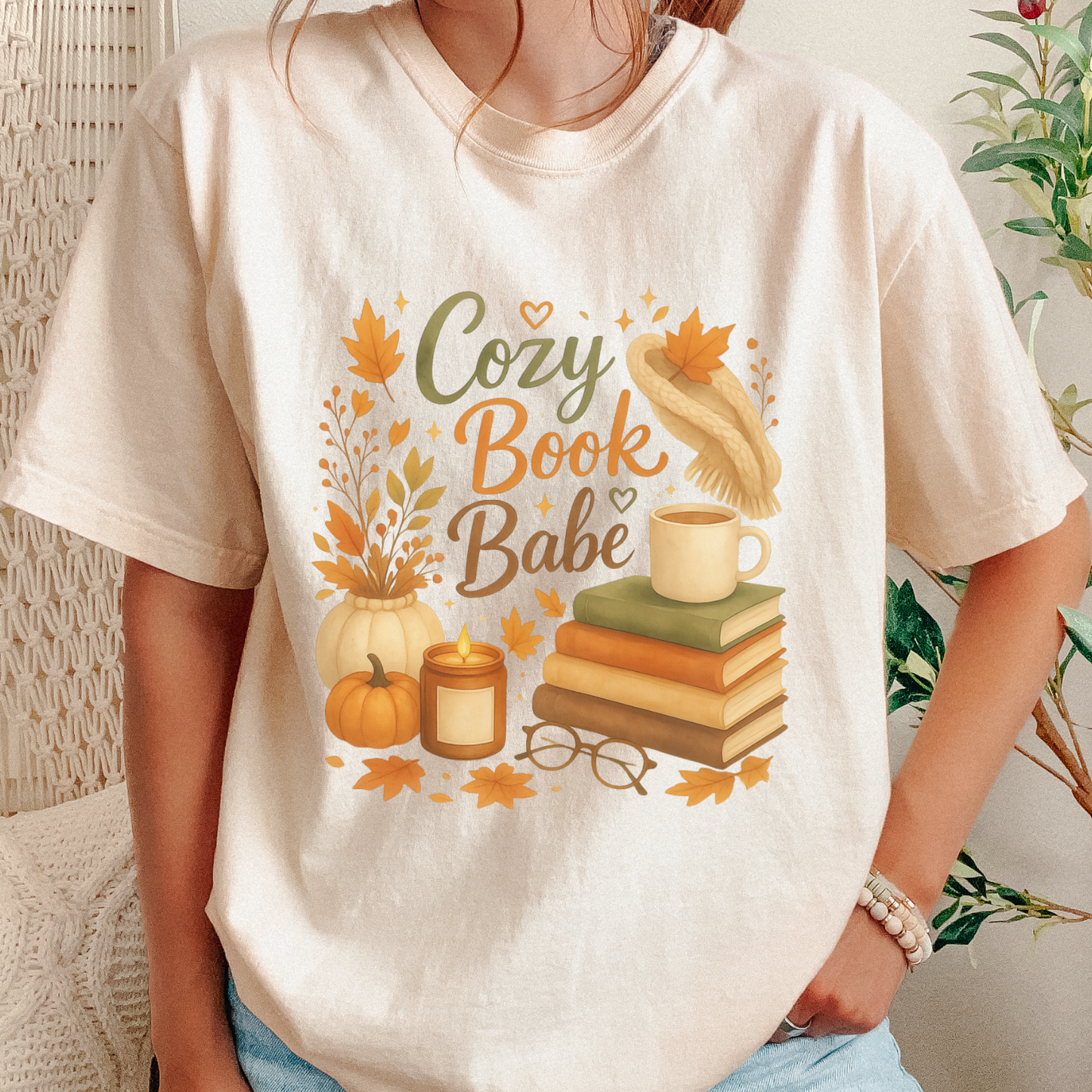Cozy book babe