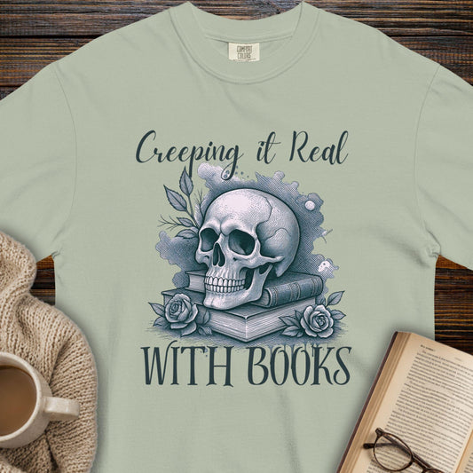 Creeping It Real with Books Light T-Shirt
