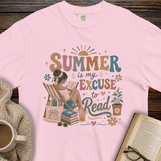 "Summer is My Excuse to Read" T-Shirt