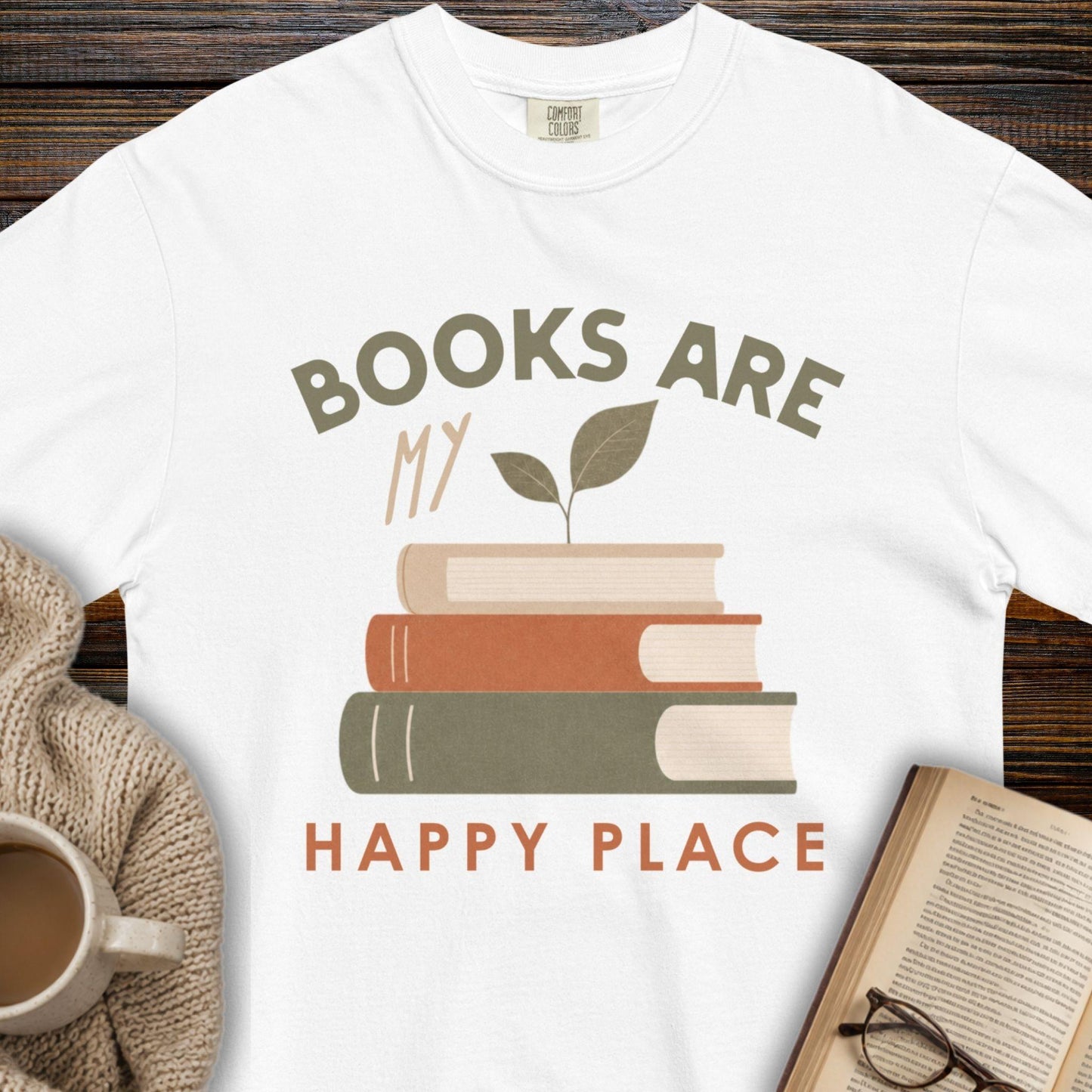 Books are my happy place T-shirt