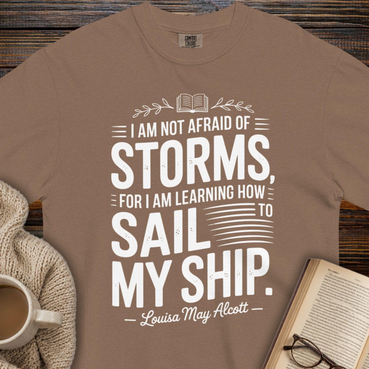 Louisa May Alcott Quote T-Shirt