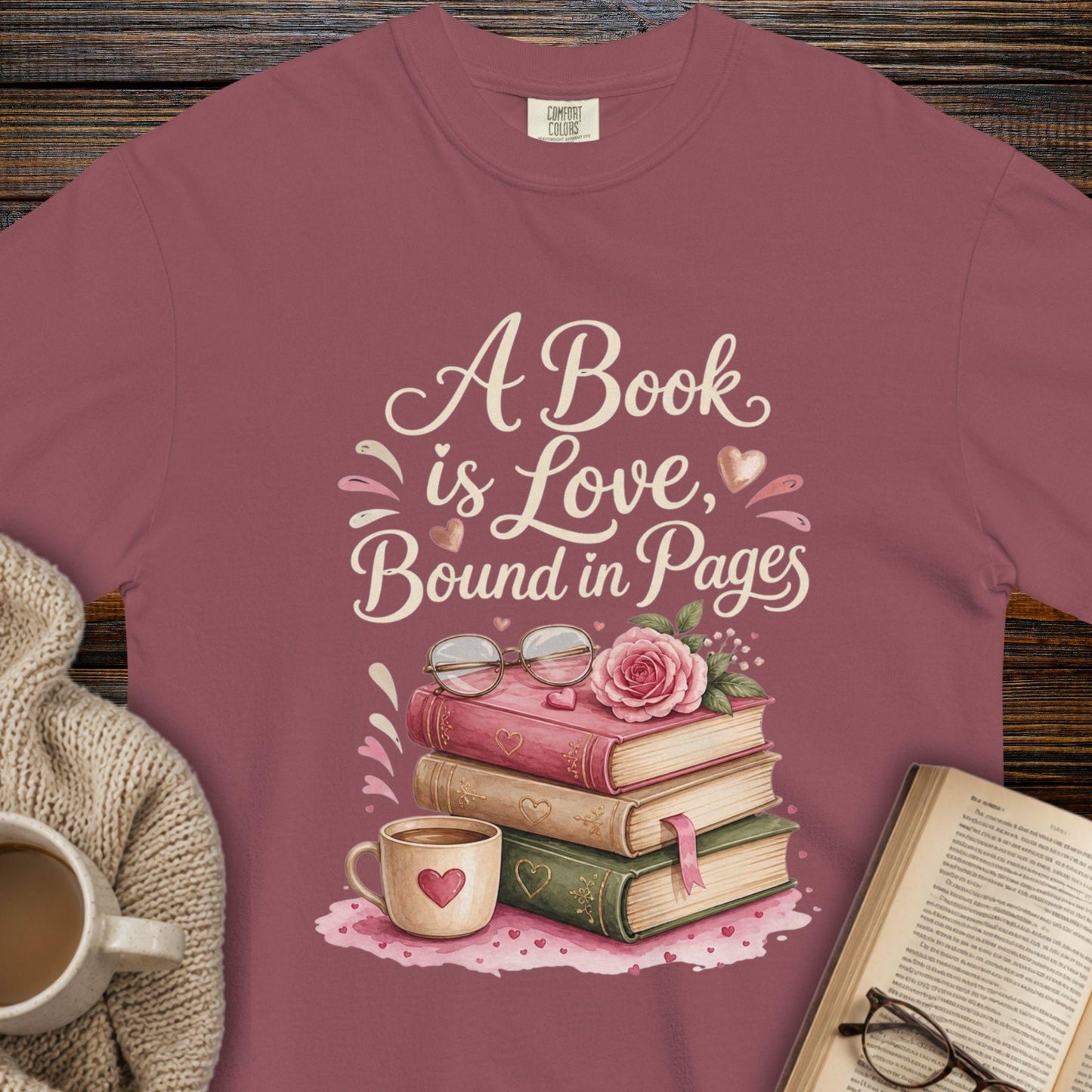"A Book is Love T-Shirt