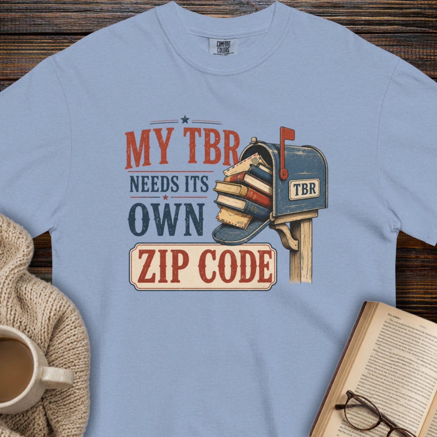 My TBR Zipcode T-shirt