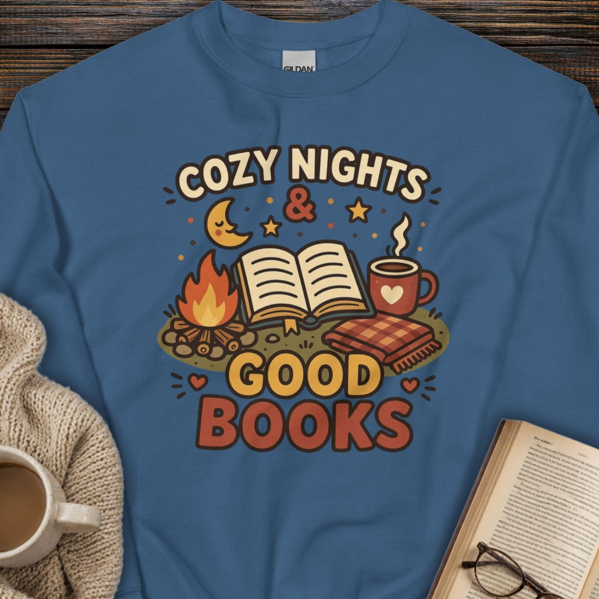 Cozy Nights & Good Books Sweatshirt