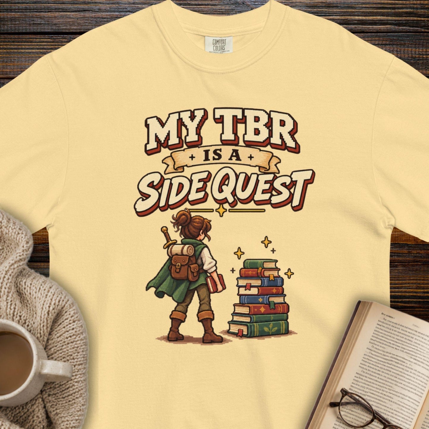 My TBR is a sidequest T-shirt