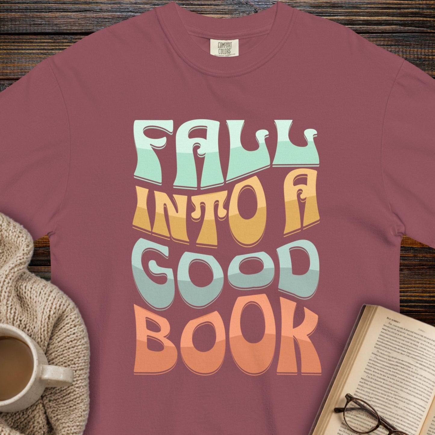 Fall into a good book T-shirt