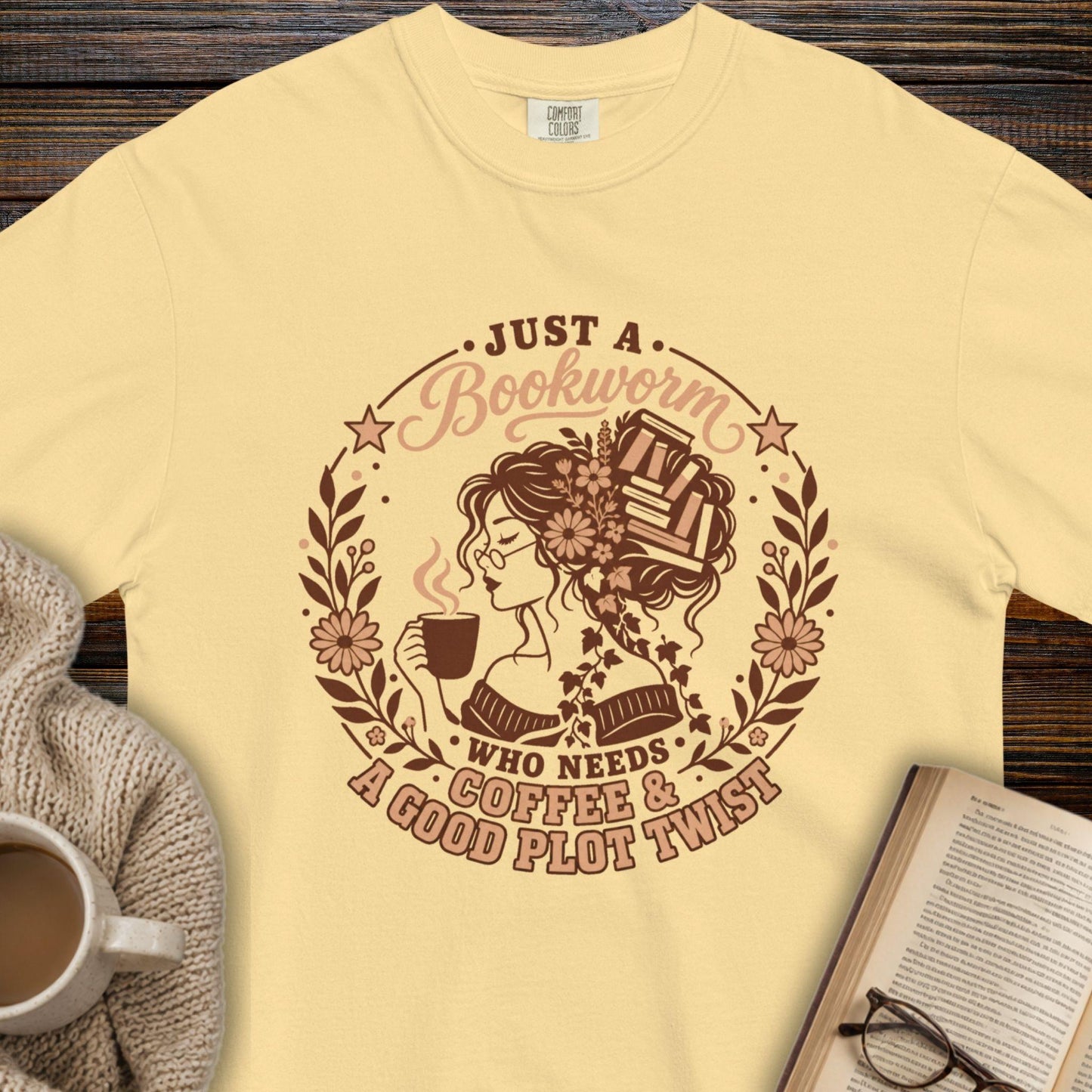 Just a bookworm T-shirt