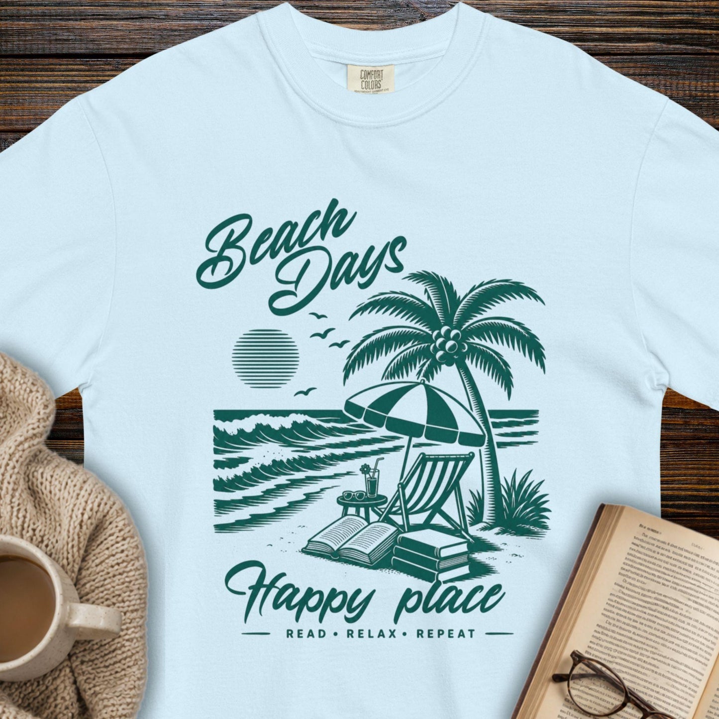 Beach Days, Happy Place T-Shirt