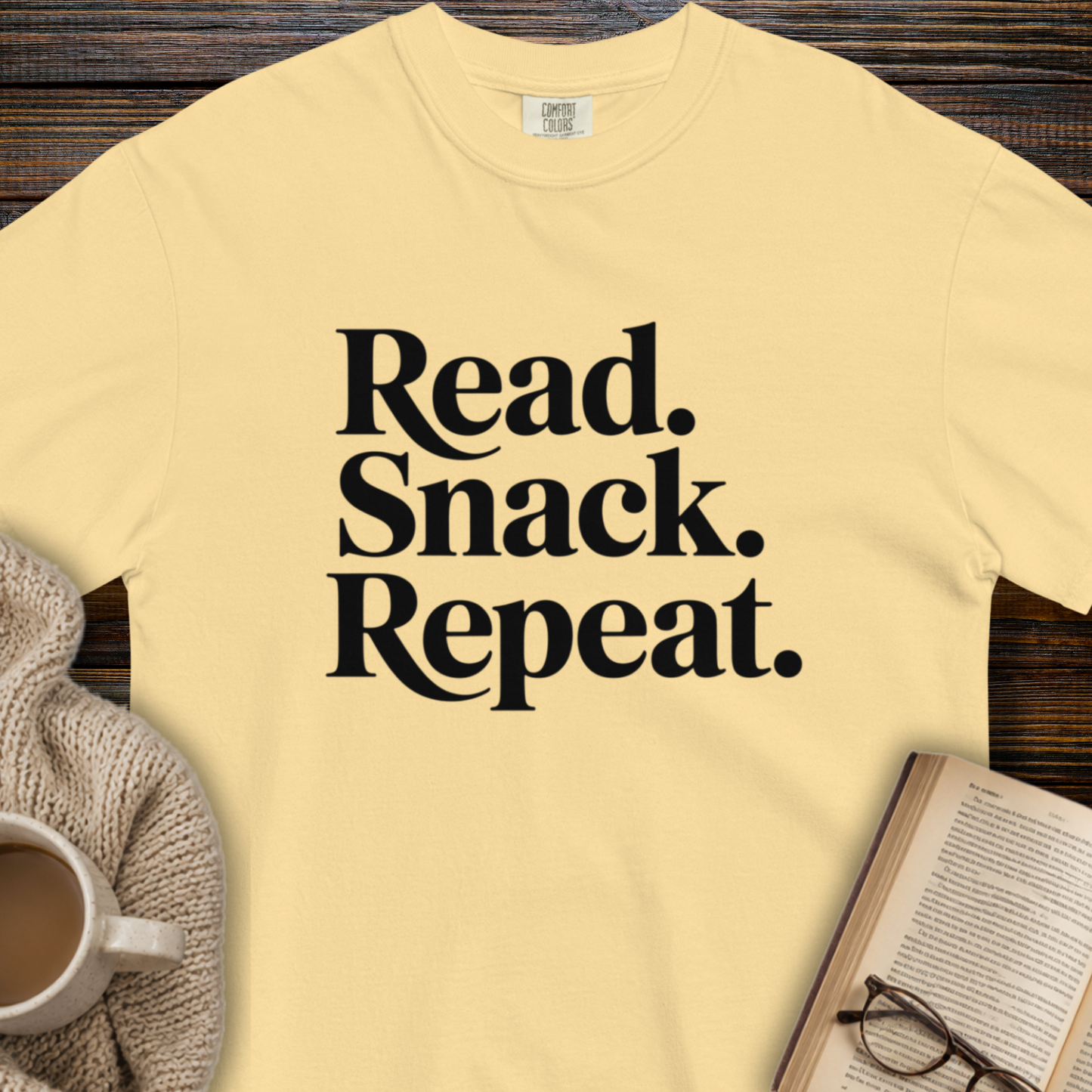 Read. Snack. Repeat T-shirt