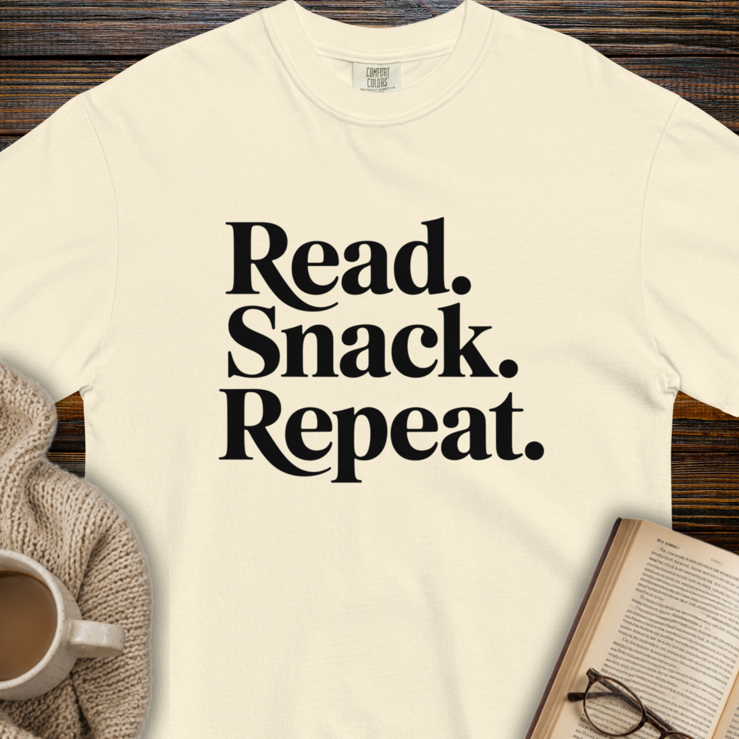 Read. Snack. Repeat T-shirt
