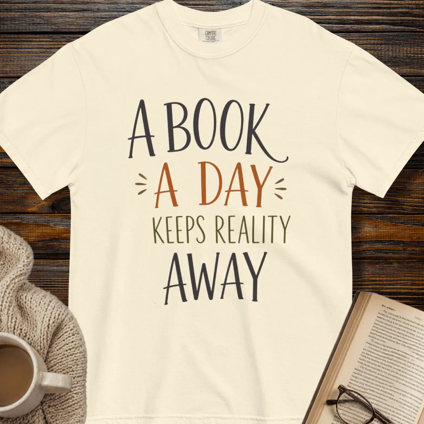 A book a day keep reality away