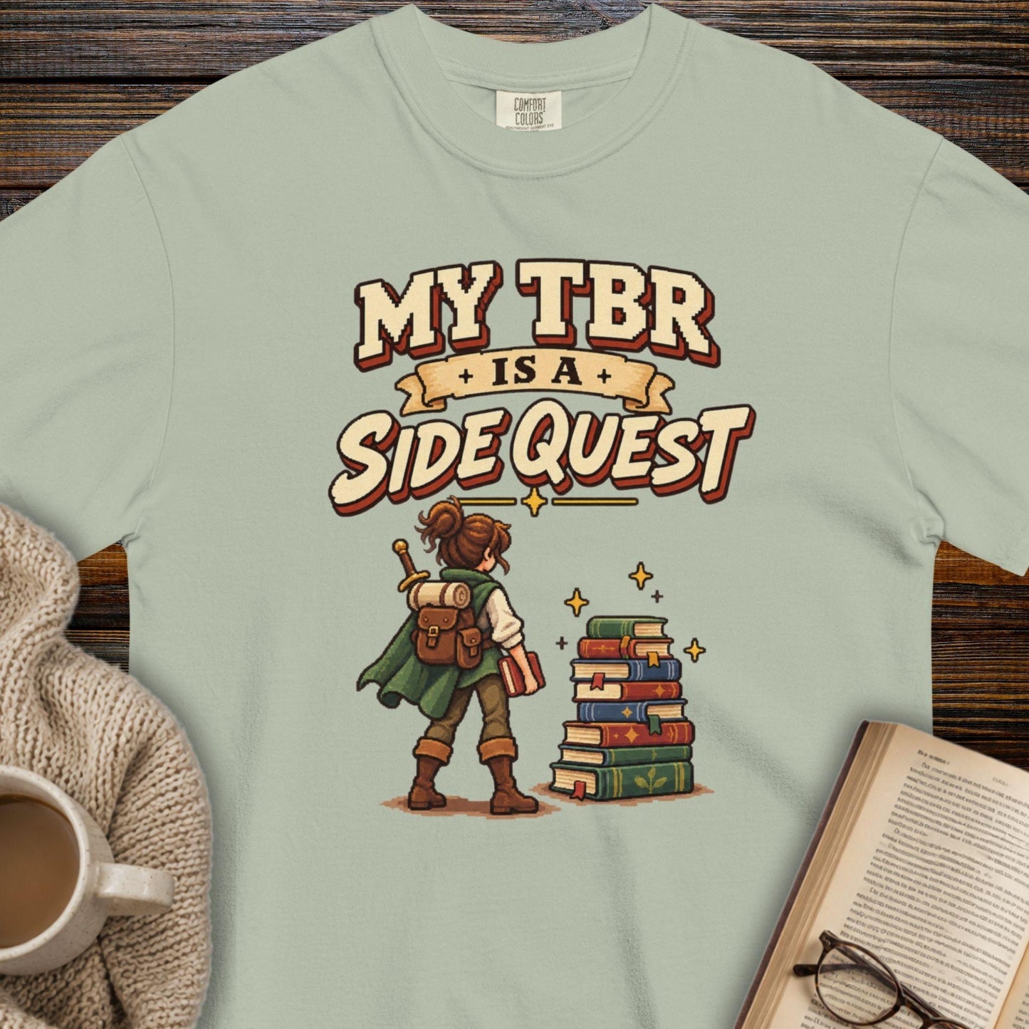 My TBR is a sidequest T-shirt