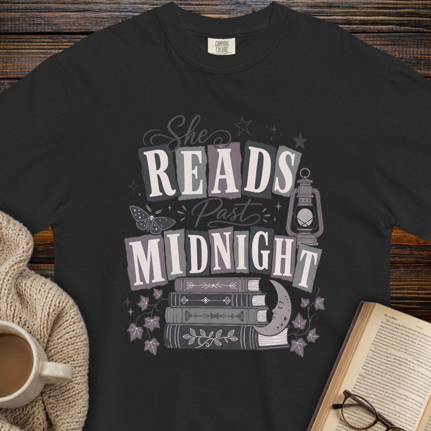 She reads past midnight T-shirt