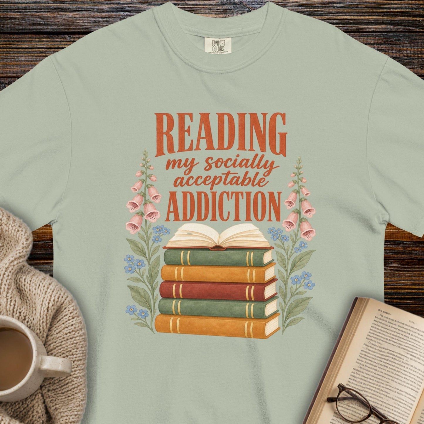 "Lost in the Right Direction" — Book Lover T-Shirt