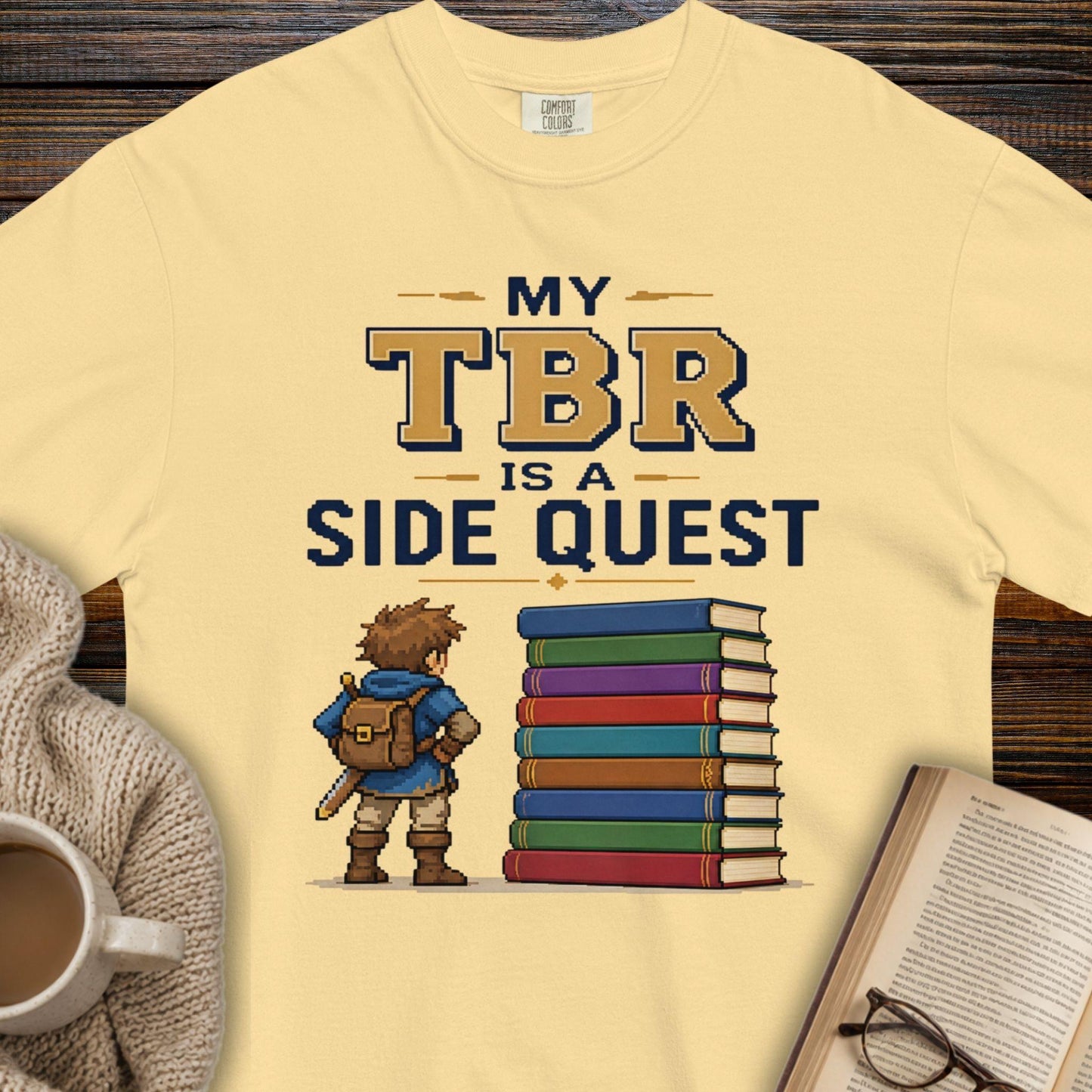 My TBR sidequest T-shirt