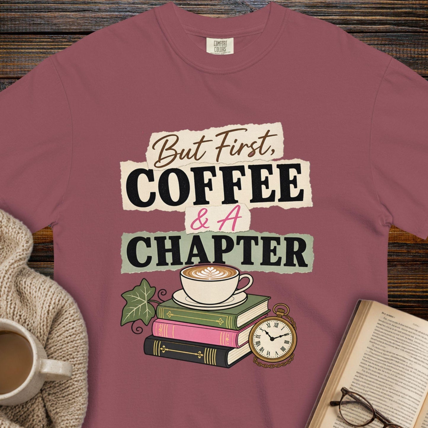 But first coffee and a chapter T-shirt