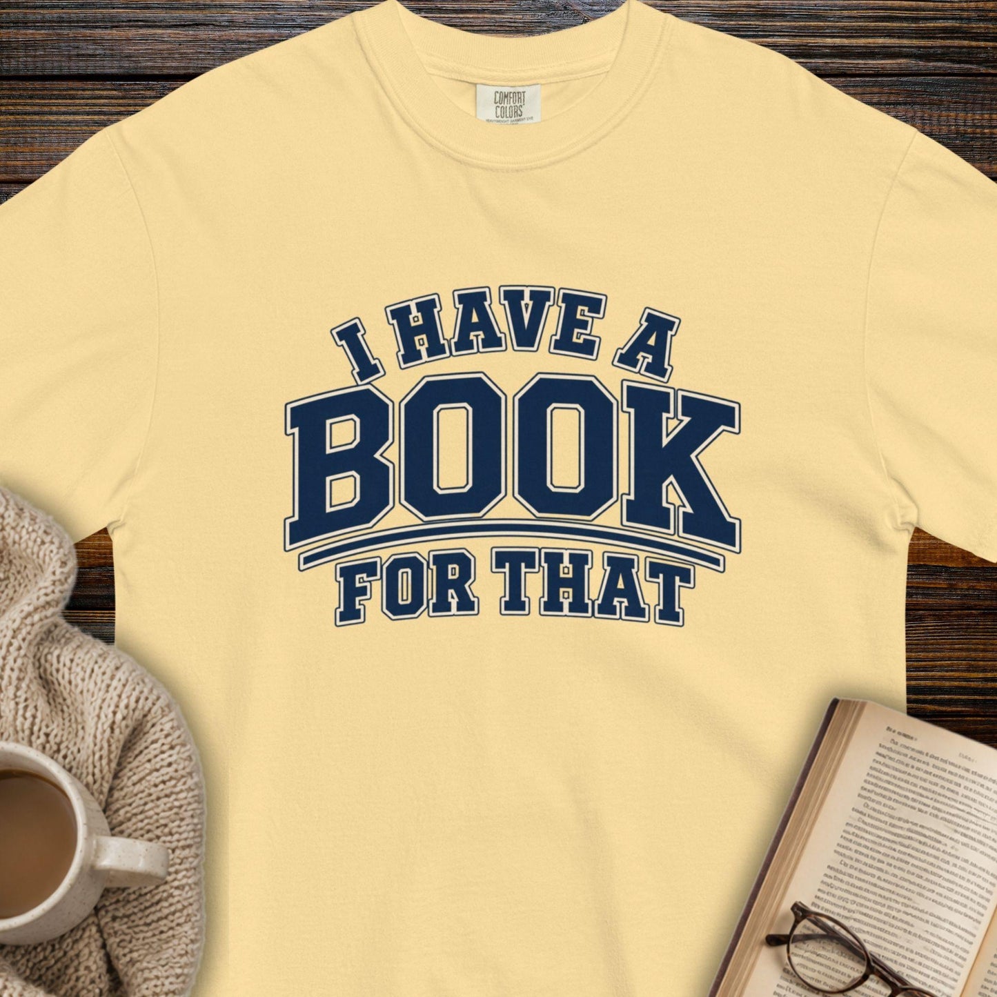 I have a book for that T-shirt