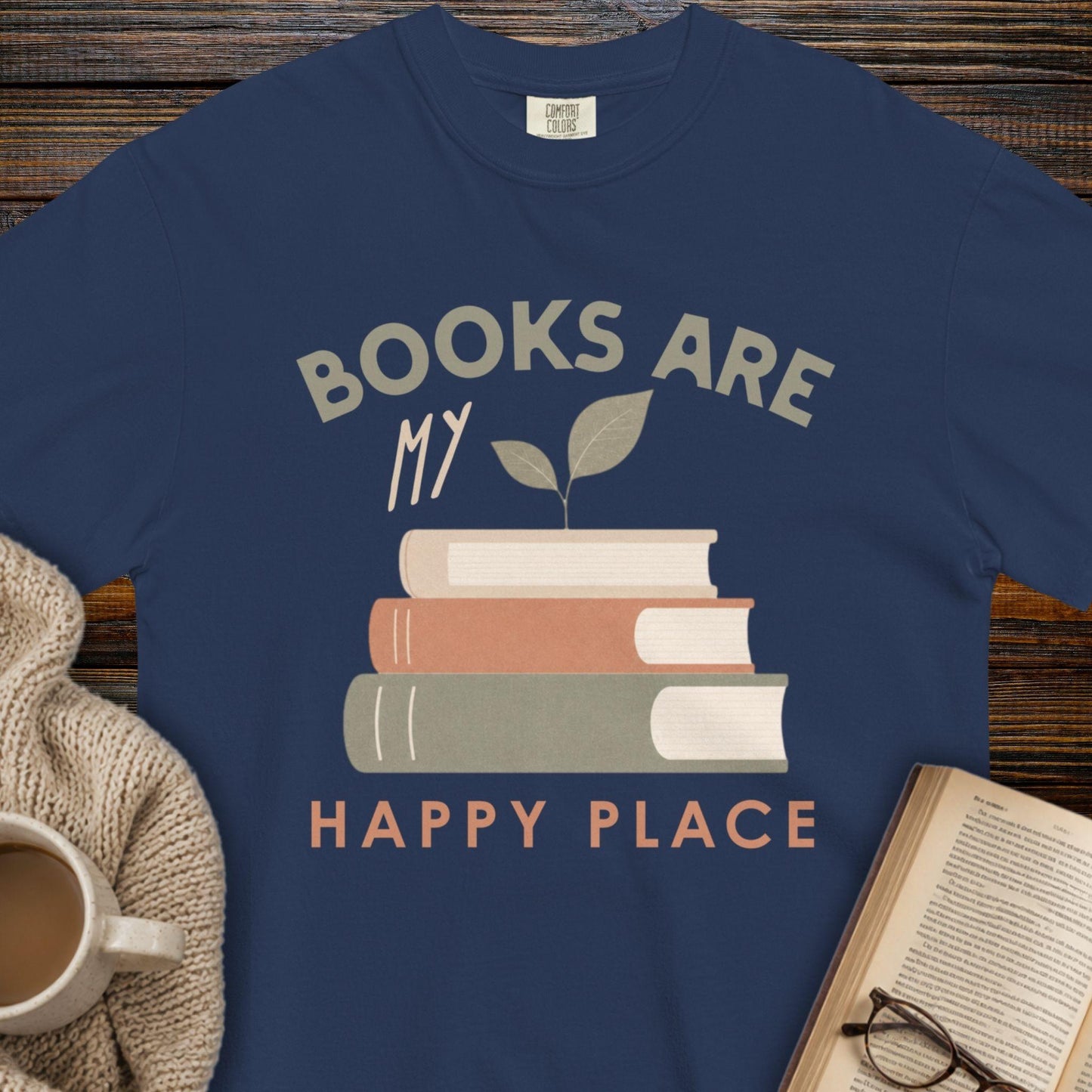 Books are my happy place T-shirt