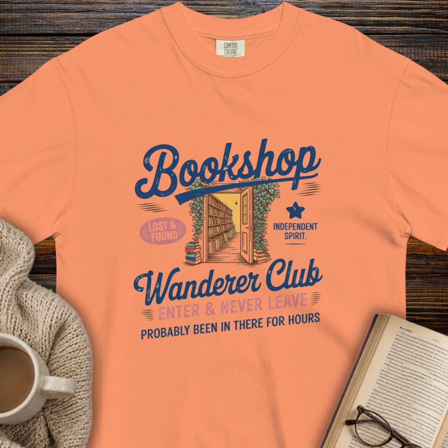 Bookshop wanderer club T-shirt