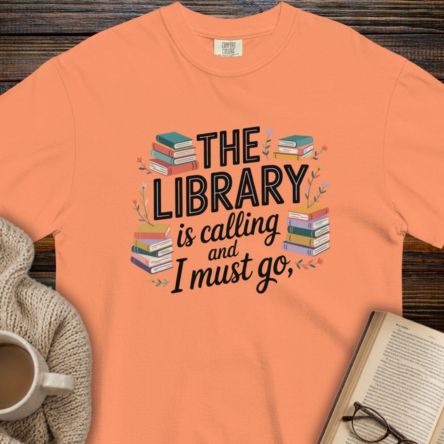 The Library is calling T-shirt