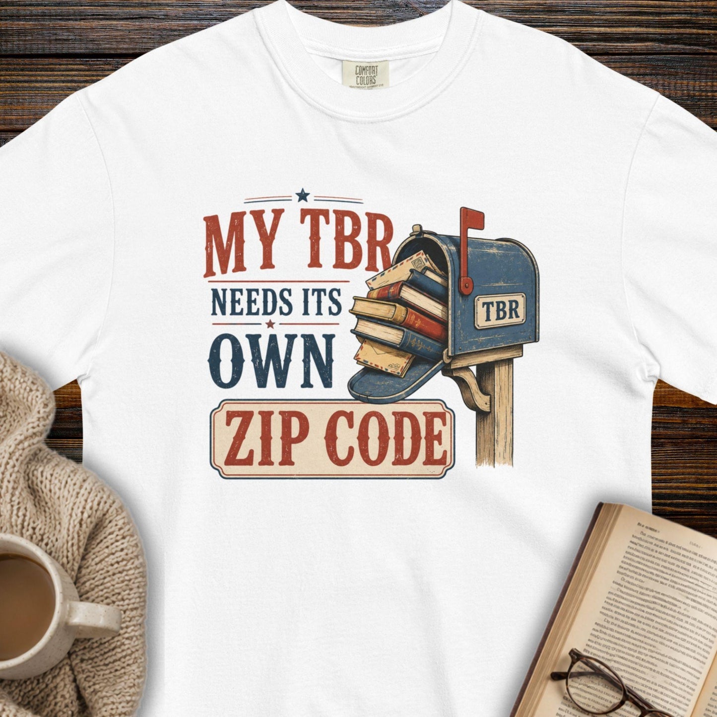 My TBR Zipcode T-shirt