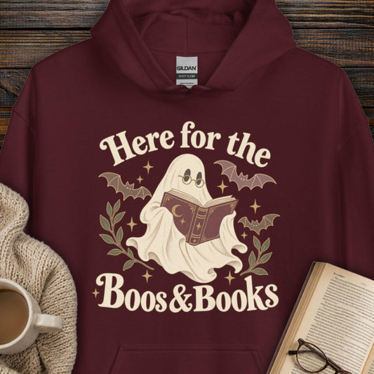 Here for the Boos & Books Hoodie