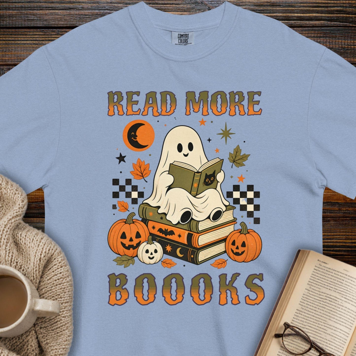 Read more Books retro T-shirt