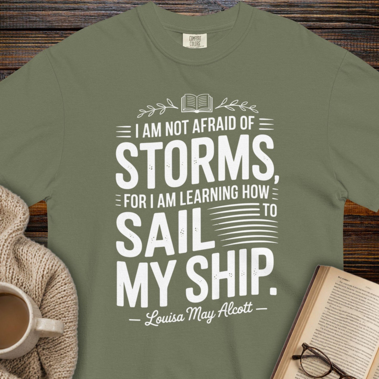 Louisa May Alcott Quote T-Shirt