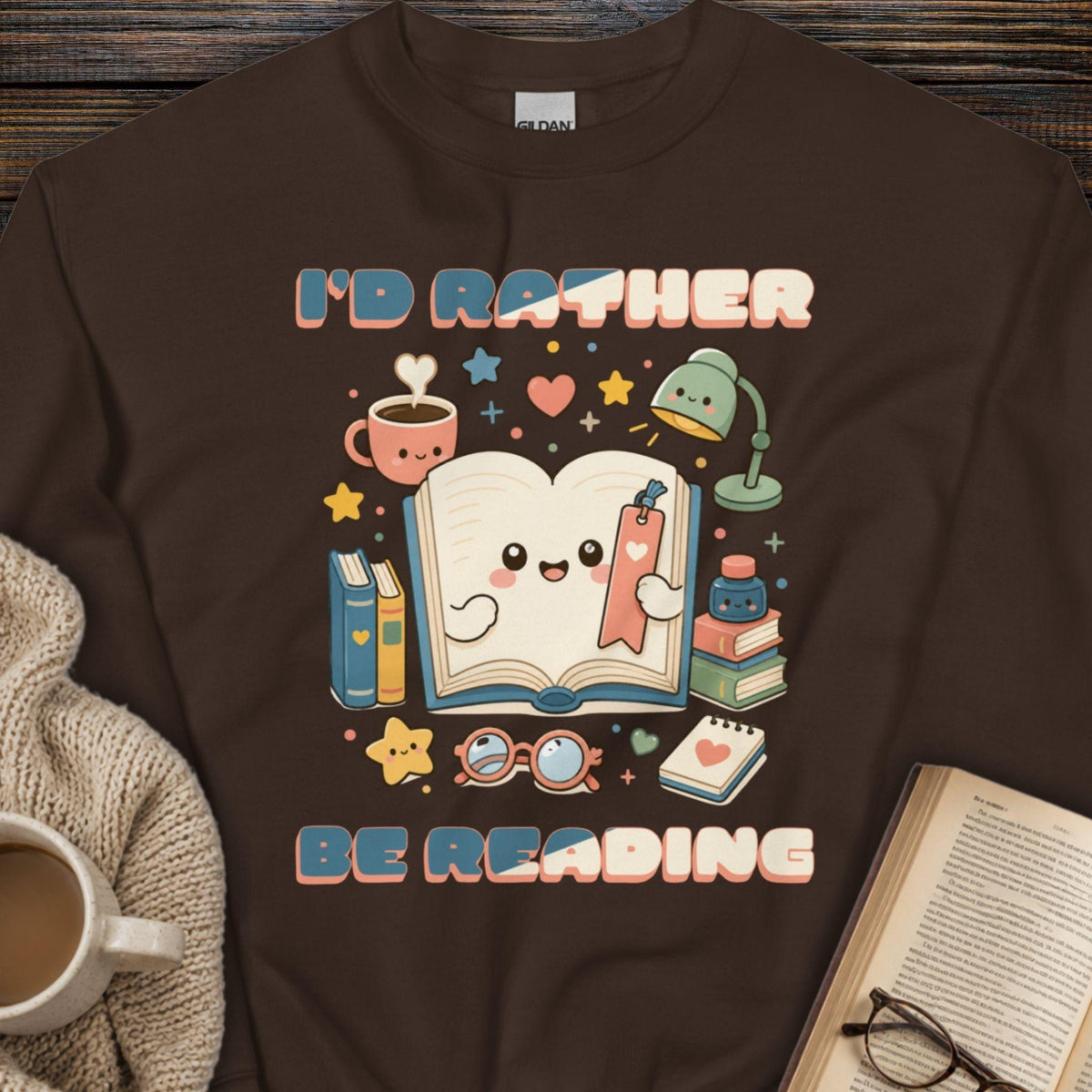 Rather Be Reading Sweatshirt