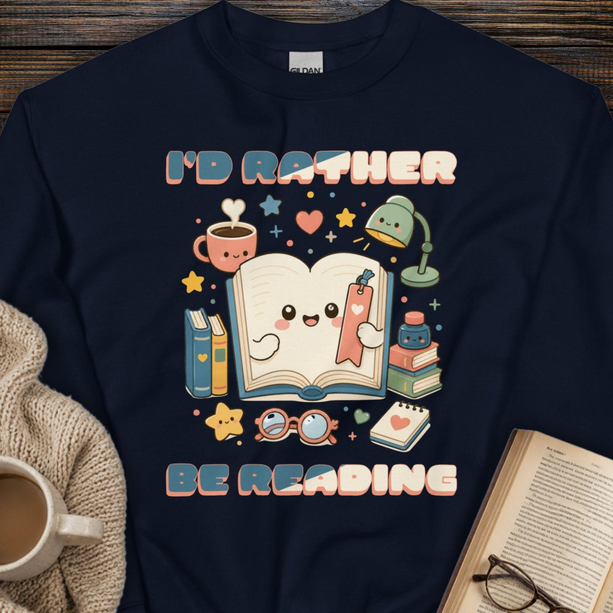 Rather Be Reading Sweatshirt