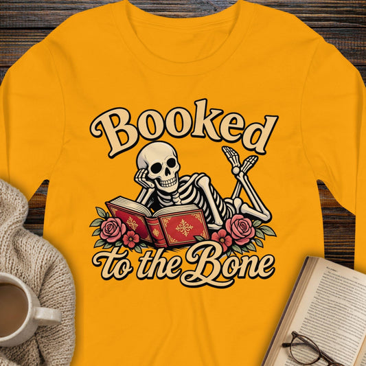 Booked to the Bone Sleeve Tee