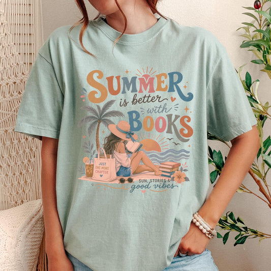 "Summer is better with books."