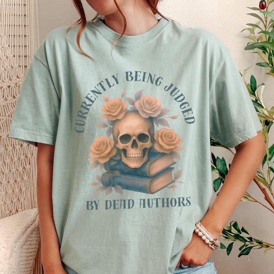 "Currently being judged by dead authors"