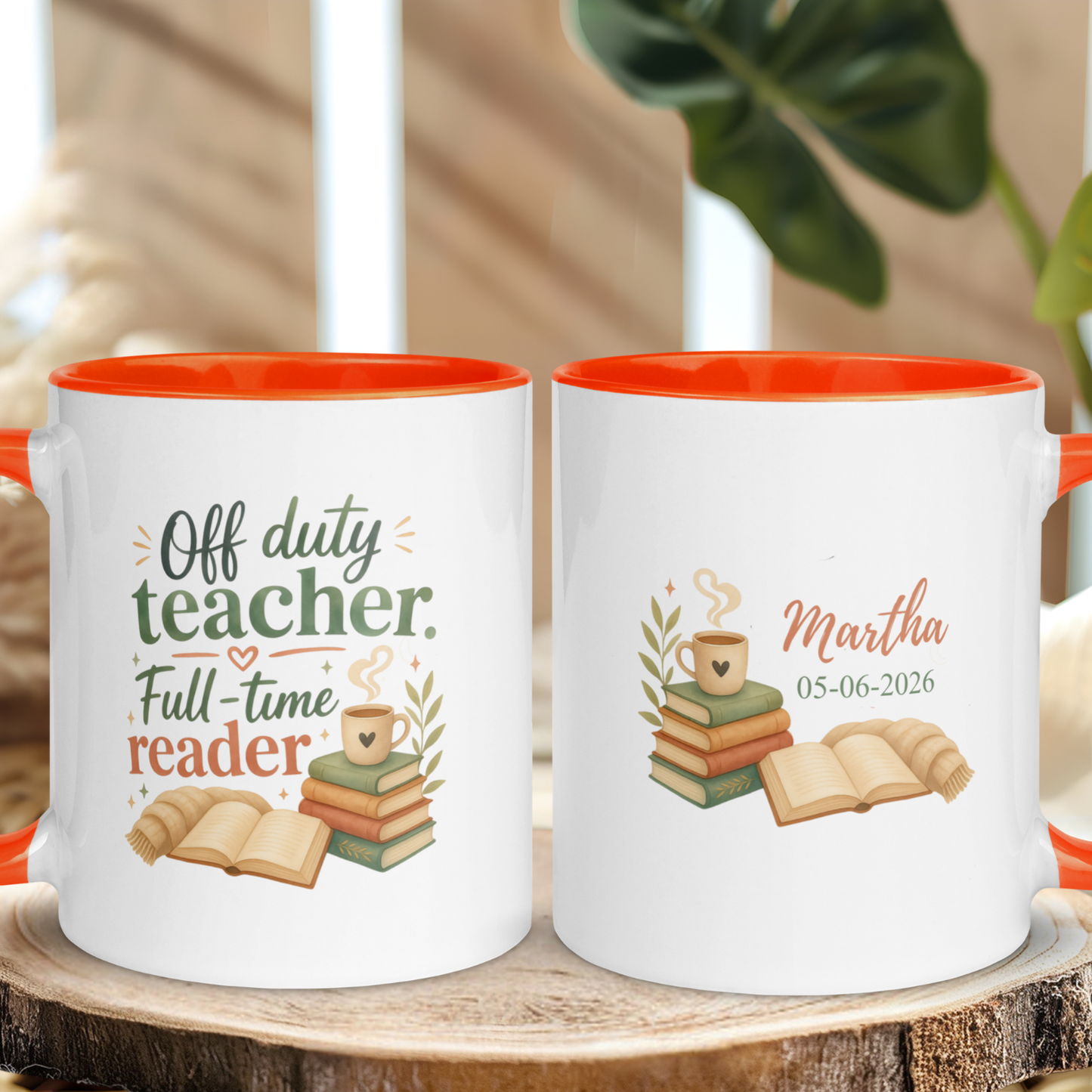off duty teacher Retirement mug