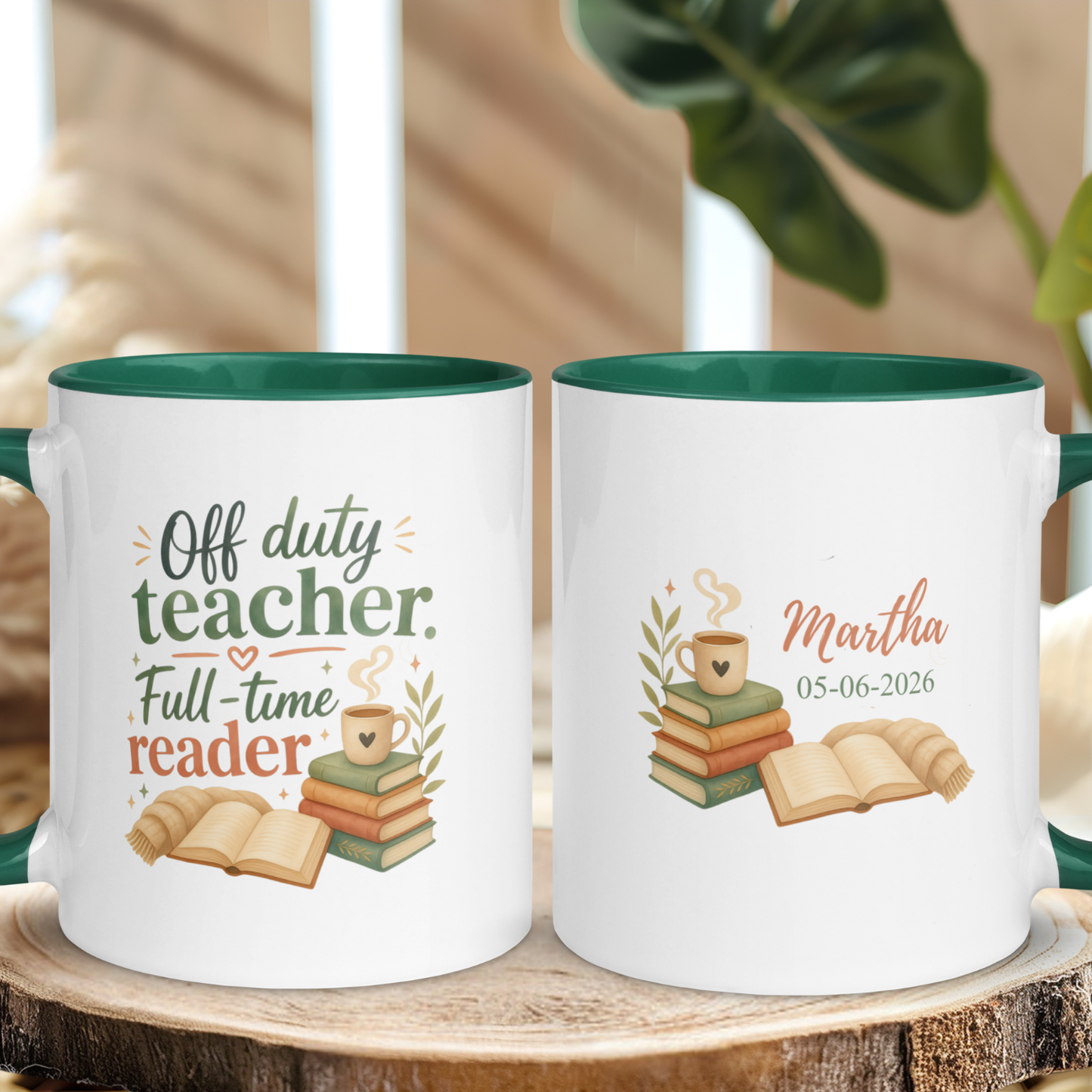 off duty teacher Retirement mug
