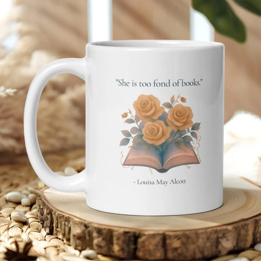 Louisa May Alcott quote mug