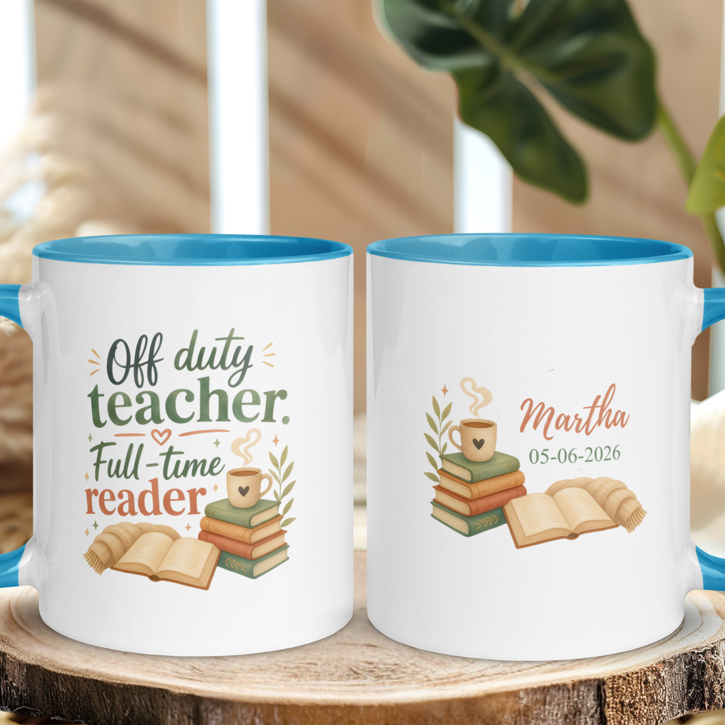 off duty teacher Retirement mug
