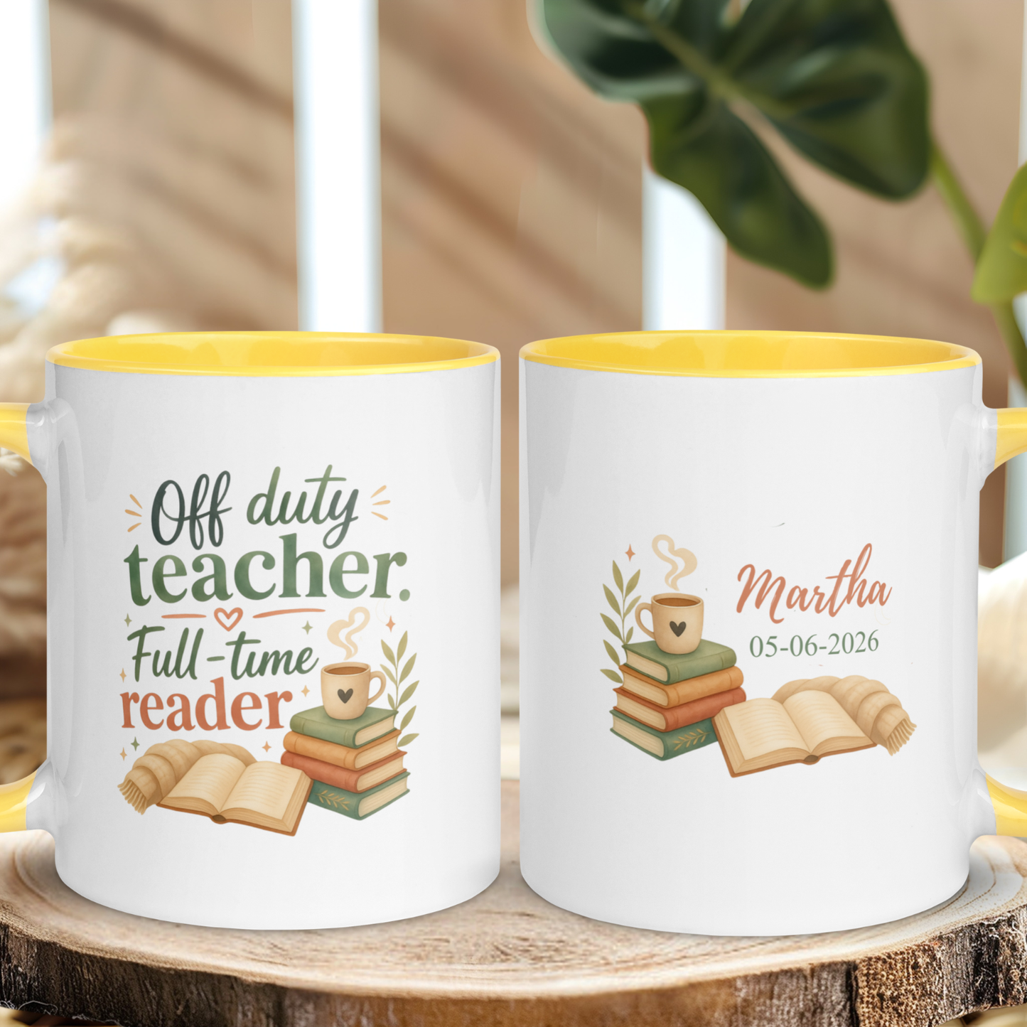 off duty teacher Retirement mug