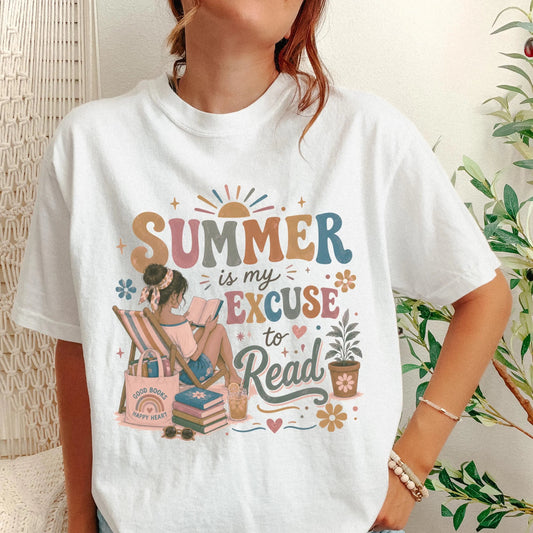 "Summer is my excuse to read"